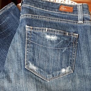 Paige Distressed Denim Jeans